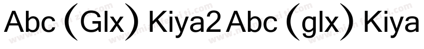 Abc (Glx) Kiya2 Abc (glx) Kiya2字体转换